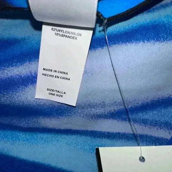 Women's Swimwear For Me Sarong, One Size, Blue , Cover Up - Picture 7 of 10